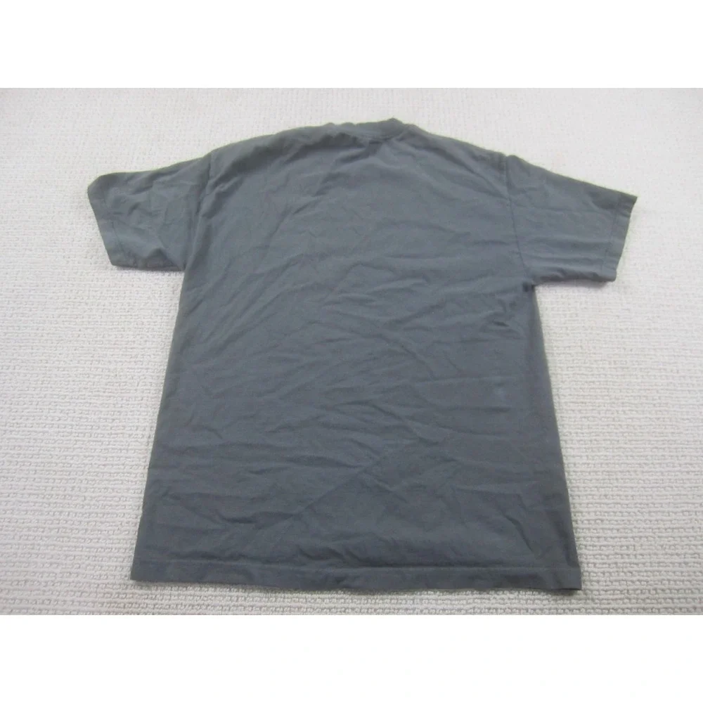 VTG USA Shirt Mens Large Gray USA Graphic Old Glory Casual‎ Short Sleeve - Picture 2 of 10